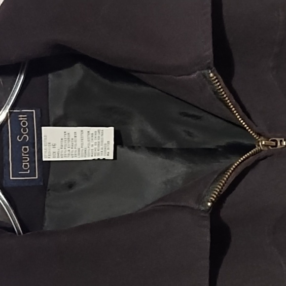 Laura Scott front zip lightwei jacket 16 black - Picture 2 of 4